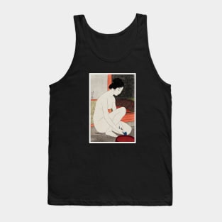 Woman after a bath - Japanese Art Tank Top